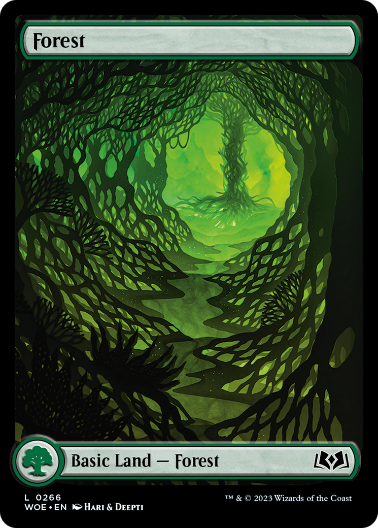 Forest (266) (Full-Art) [Wilds of Eldraine] | Rook's Games and More