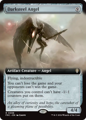 Darksteel Angel (Extended Art) [Reality Fracture Commander]