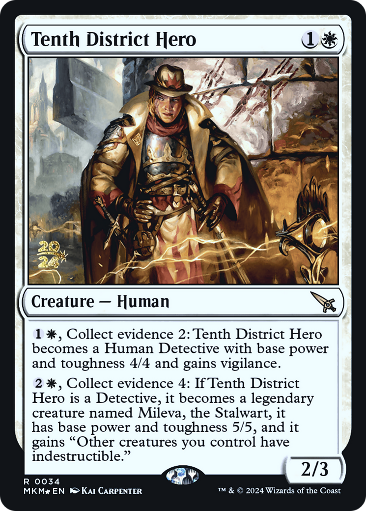 Tenth District Hero [Murders at Karlov Manor Prerelease Promos] | Rook's Games and More