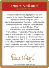 Peer Kroger Bio [World Championship Decks 2003]
