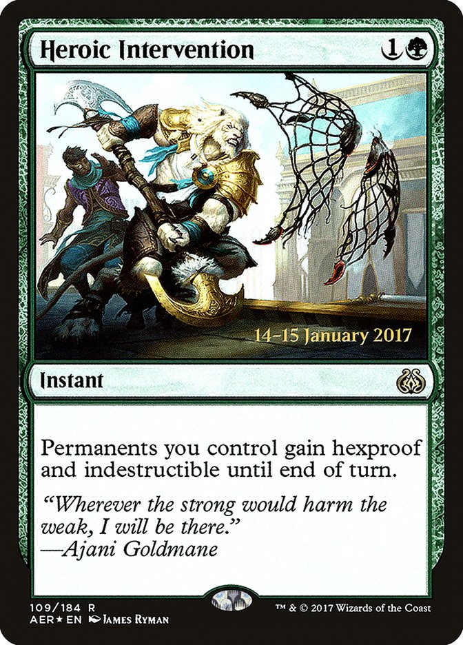 Heroic Intervention [Aether Revolt Prerelease Promos] | Rook's Games and More