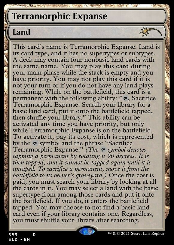 Terramorphic Expanse (Full Text) [Secret Lair Drop Promos] | Rook's Games and More