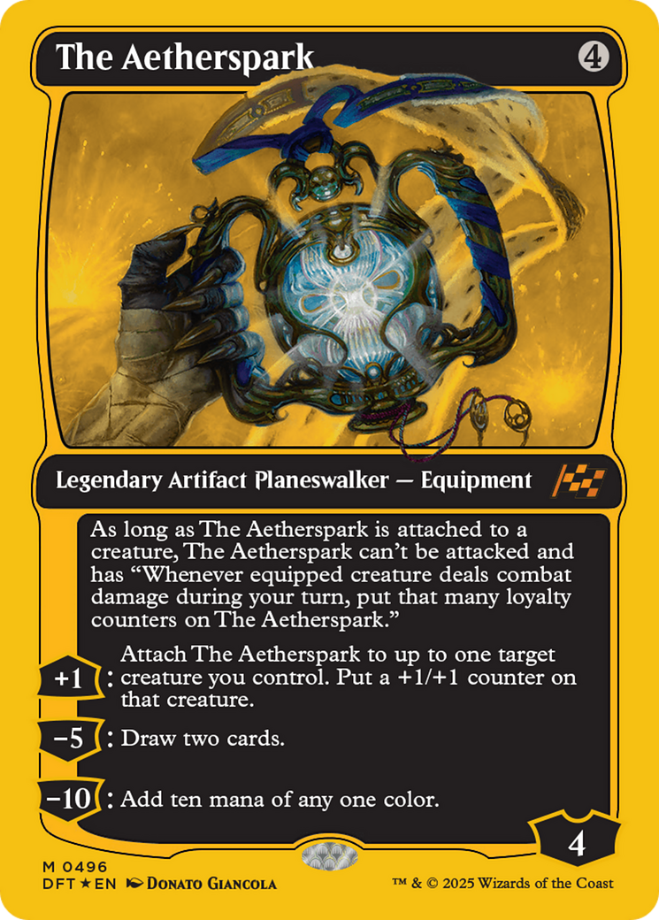 The Aetherspark (First-Place Foil) [Aetherdrift] | Rook's Games and More