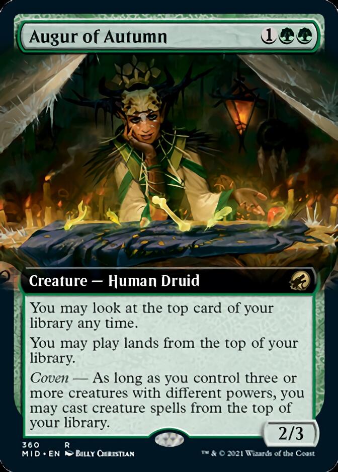 Augur of Autumn (Extended Art) [Innistrad: Midnight Hunt] | Rook's Games and More