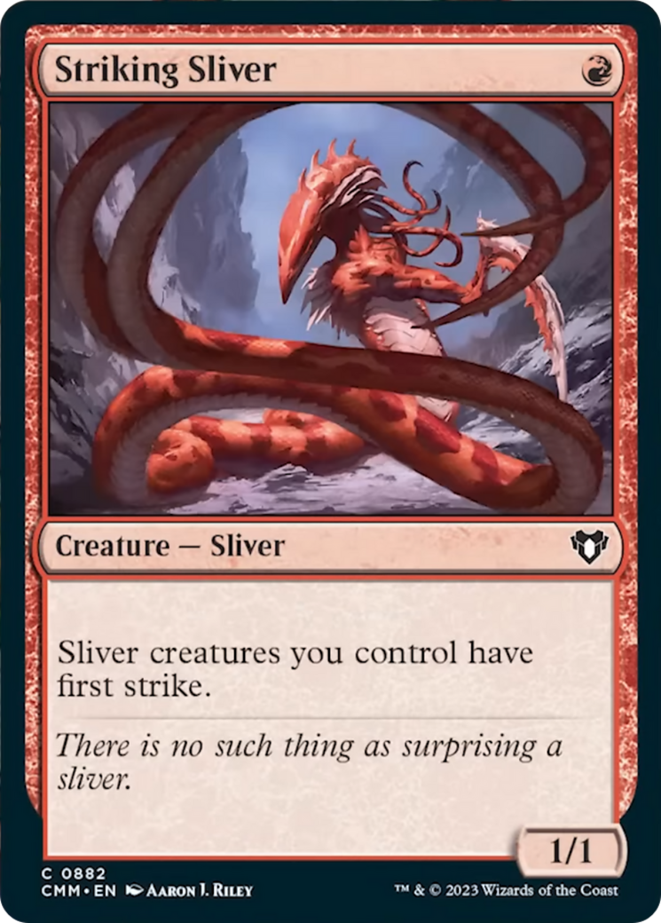 Striking Sliver [Commander Masters] | Rook's Games and More