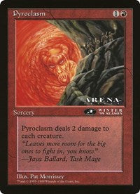 Pyroclasm (Oversized) [Oversize Cards] | Rook's Games and More