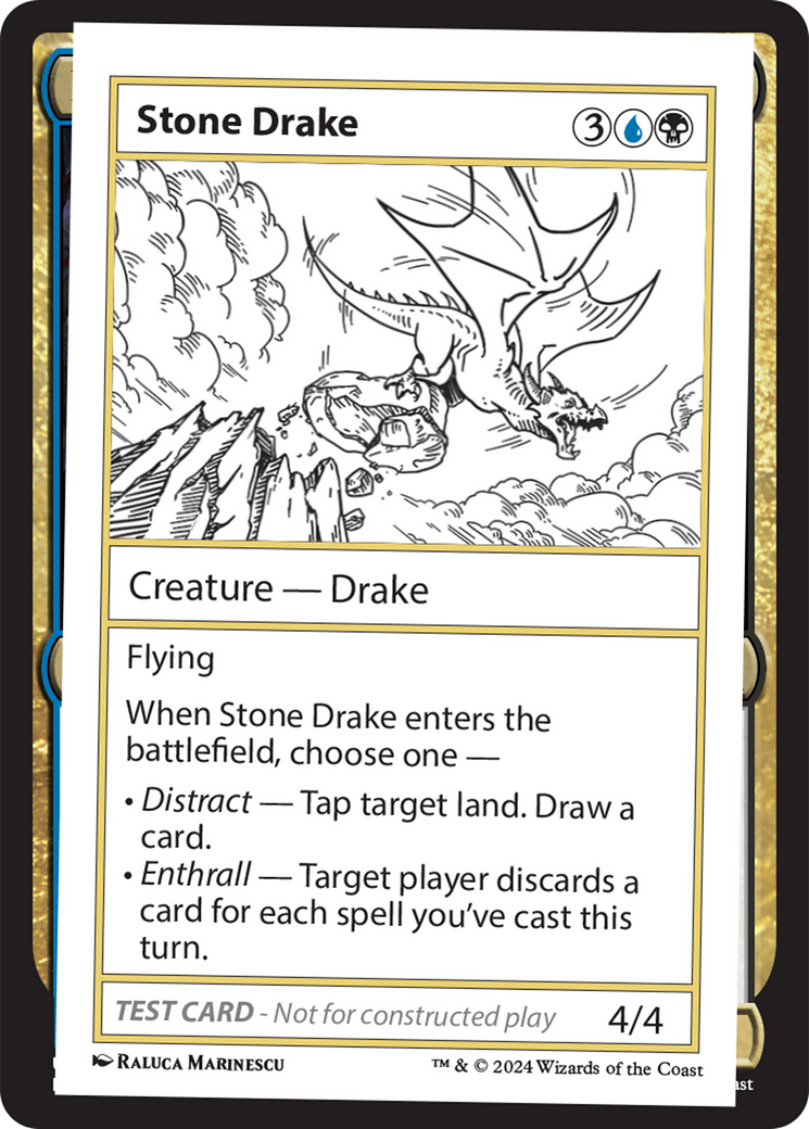 Stone Drake [Mystery Booster 2 Playtest Cards] | Rook's Games and More