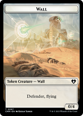 Wall // Kor Ally Double-Sided Token [Commander Masters Tokens] | Rook's Games and More