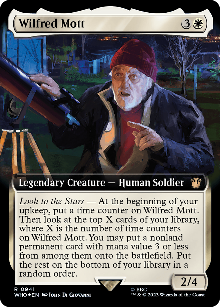 Wilfred Mott (Extended Art) (Surge Foil) [Doctor Who] | Rook's Games and More