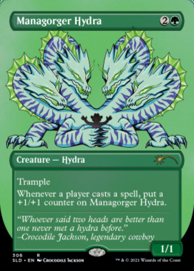 Managorger Hydra (Borderless) (Foil Etched) [Secret Lair Drop Series] | Rook's Games and More