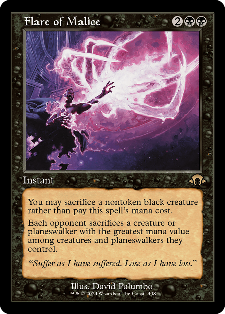 Flare of Malice (Retro) [Modern Horizons 3] | Rook's Games and More