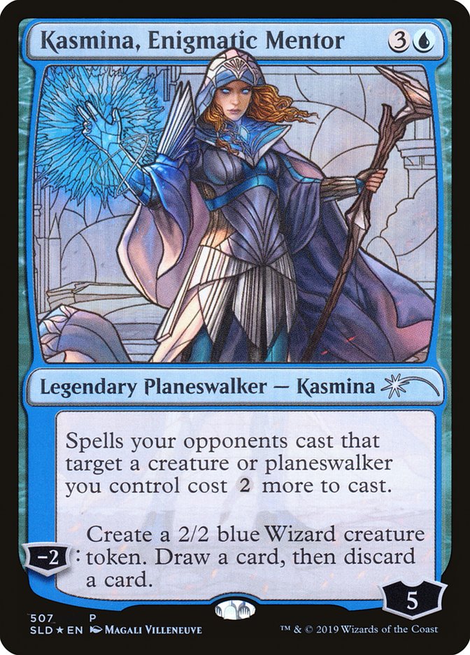 Kasmina, Enigmatic Mentor (Stained Glass) [Secret Lair Drop Promos] | Rook's Games and More