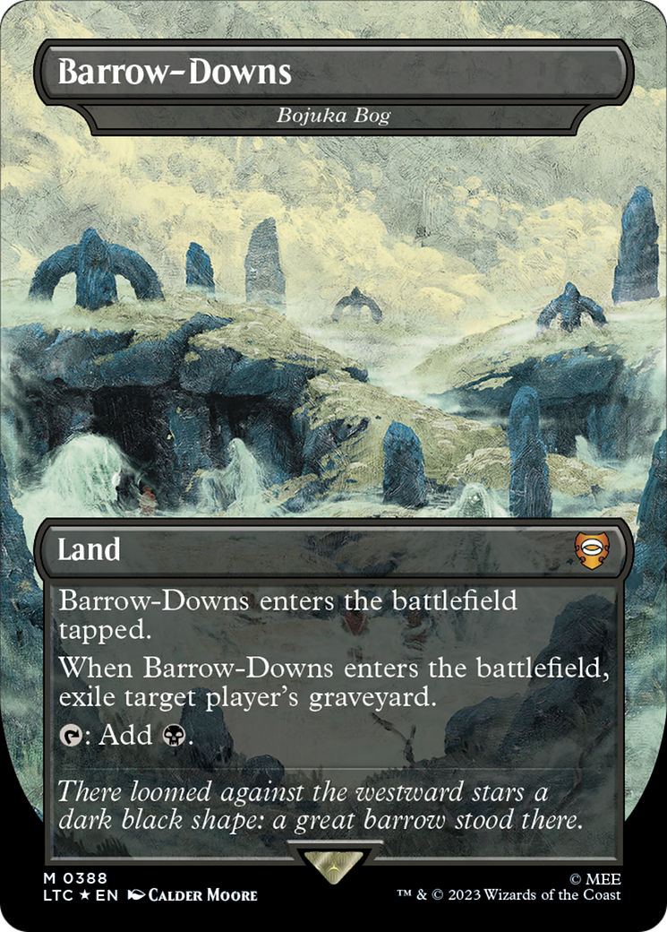 Barrow-Downs - Bojuka Bog (Surge Foil Realms and Relics) [The Lord of the Rings: Tales of Middle-Earth Commander] | Rook's Games and More