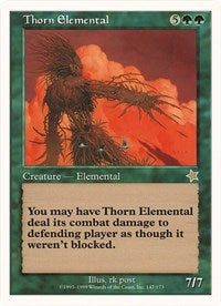Thorn Elemental (Oversized) [Oversize Cards] | Rook's Games and More