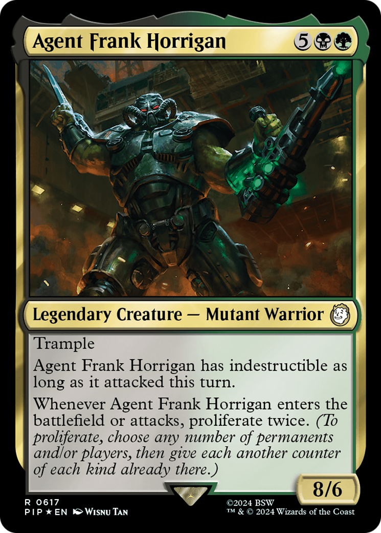 Agent Frank Horrigan (Surge Foil) [Fallout] | Rook's Games and More