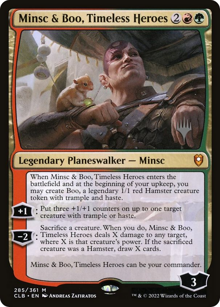Minsc & Boo, Timeless Heroes (Promo Pack) [The Lost Caverns of Ixalan Promos] | Rook's Games and More