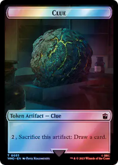 Horse // Clue (0053) Double-Sided Token (Surge Foil) [Doctor Who Tokens] | Rook's Games and More