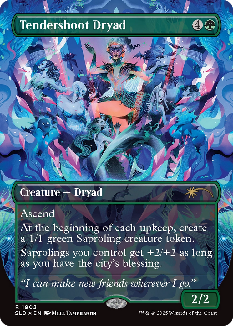 Tendershoot Dryad (Double Rainbow Foil) [Secret Lair Drop Series] | Rook's Games and More