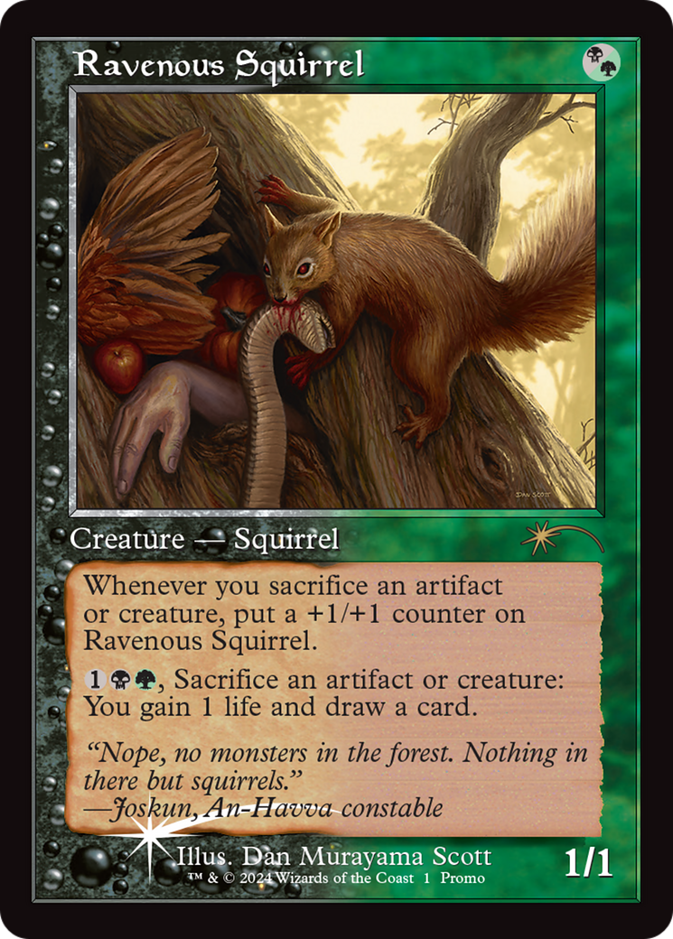 Ravenous Squirrel (Open House) [Wizards Play Network 2024] | Rook's Games and More