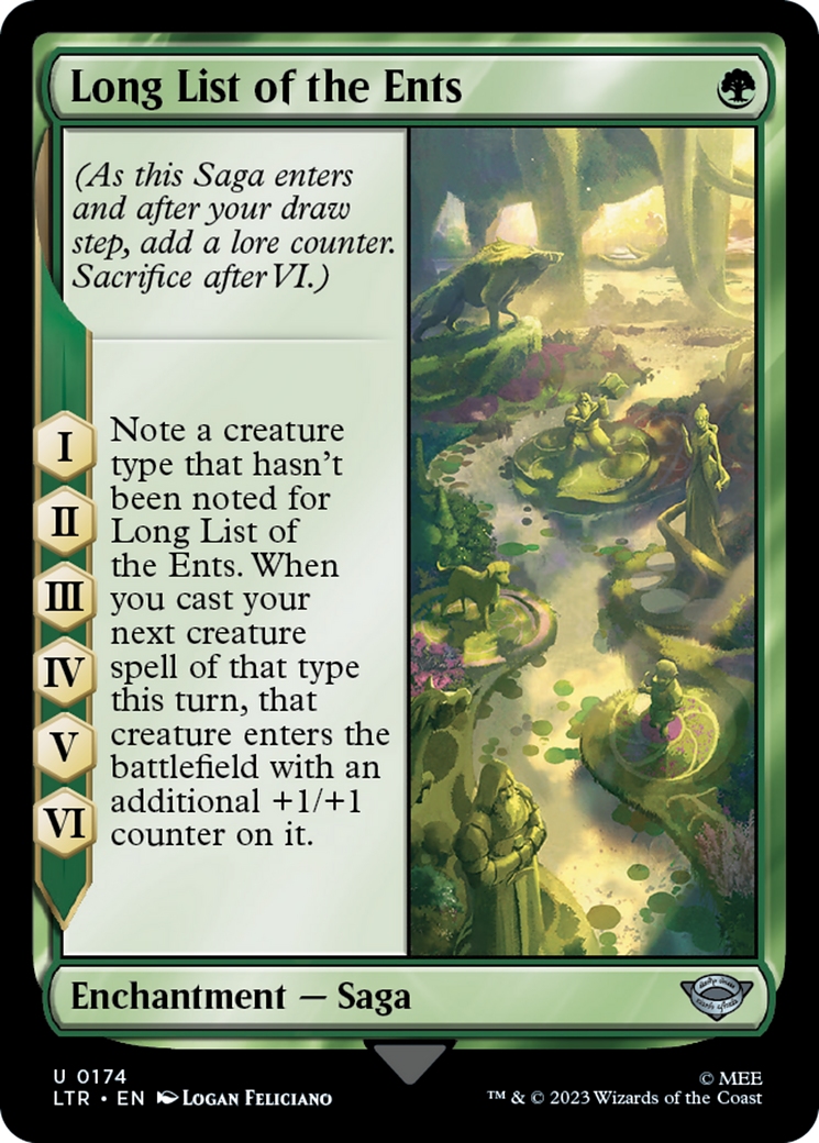 Long List of the Ents [The Lord of the Rings: Tales of Middle-Earth] | Rook's Games and More