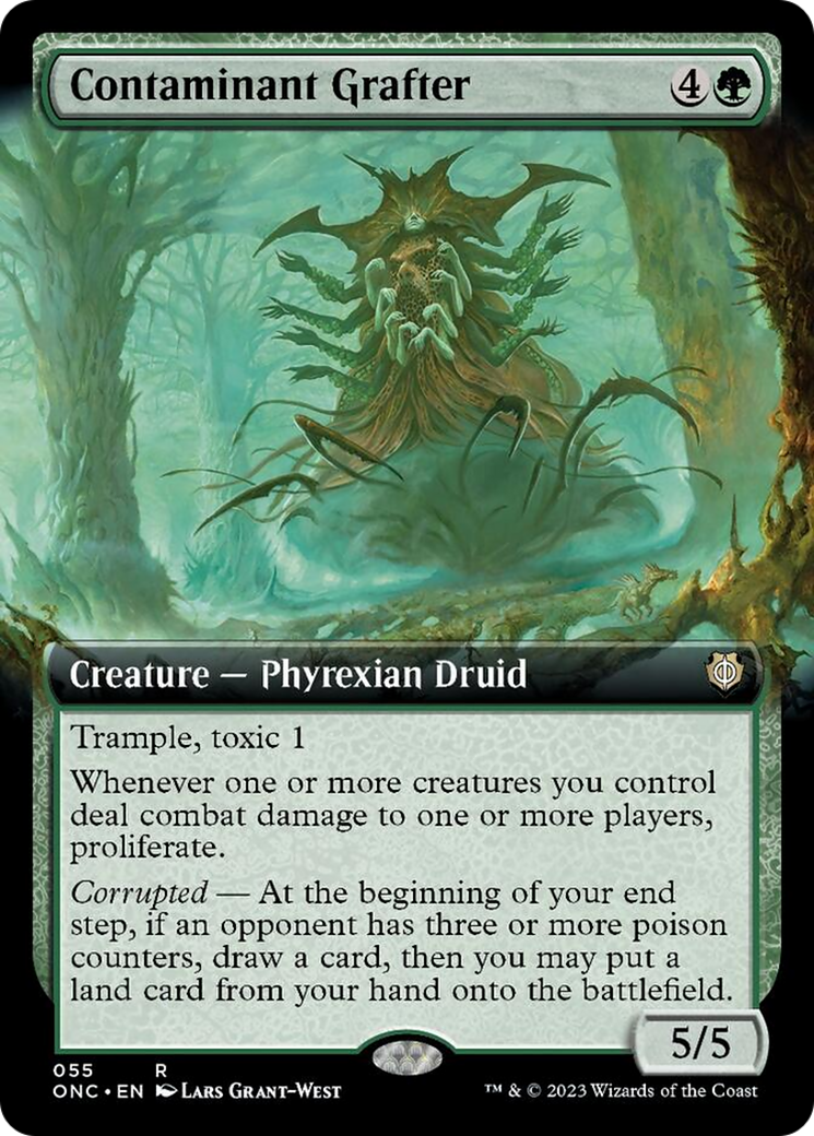 Contaminant Grafter (Extended Art) [Phyrexia: All Will Be One Commander] | Rook's Games and More