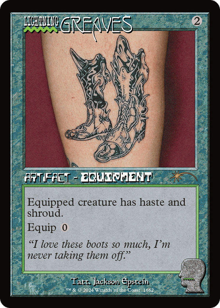 Lightning Greaves (1662) (Rainbow Foil) [Secret Lair Drop Series] | Rook's Games and More