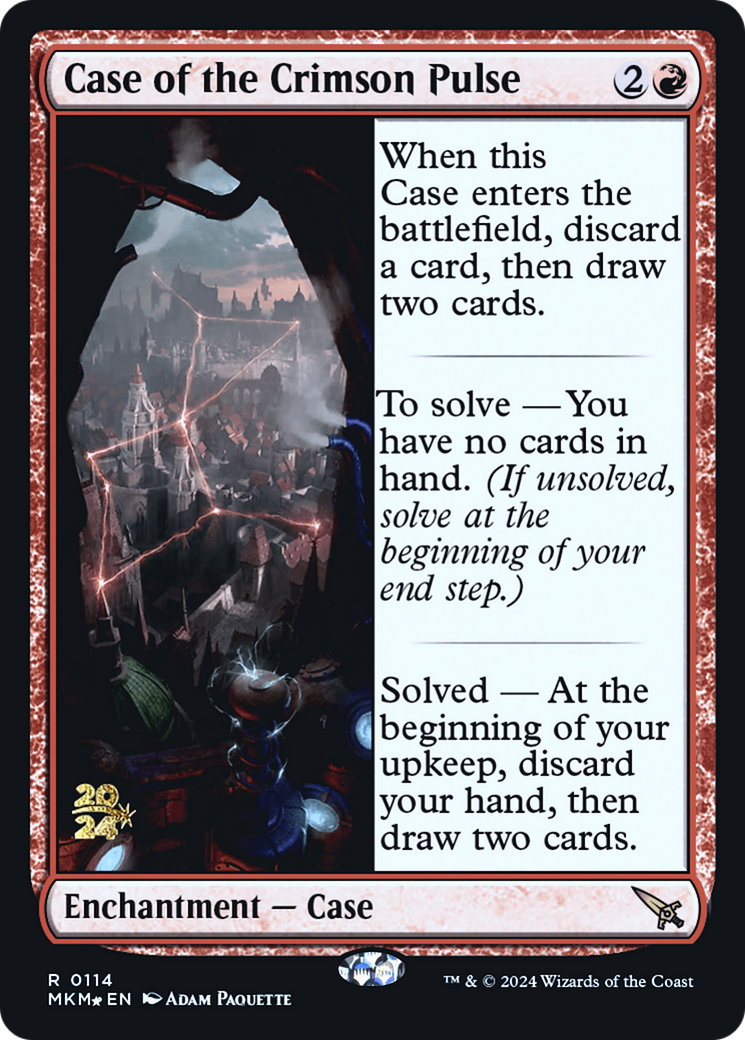 Case of the Crimson Pulse [Murders at Karlov Manor Prerelease Promos] | Rook's Games and More