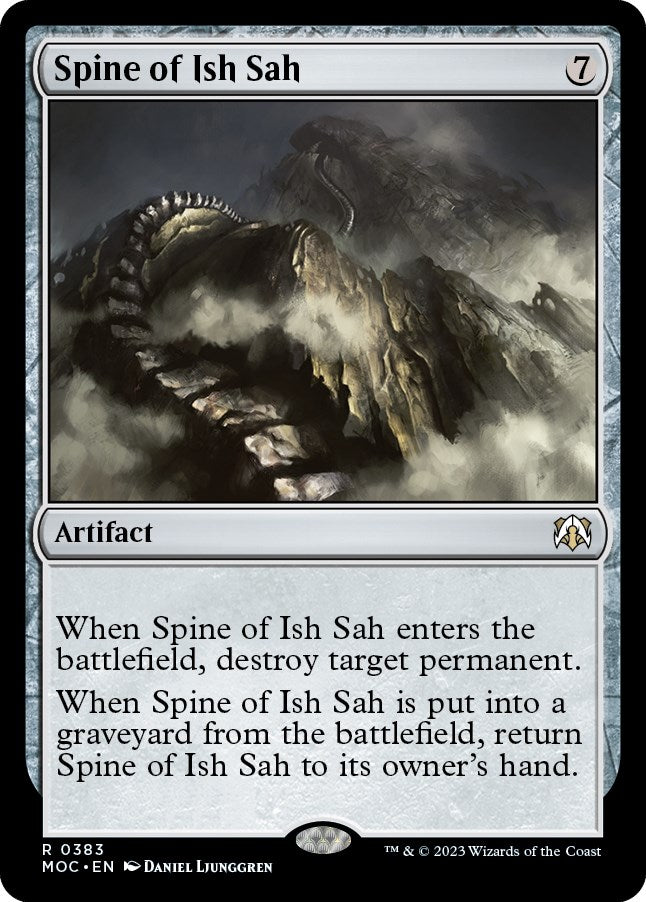 Spine of Ish Sah [March of the Machine Commander] | Rook's Games and More