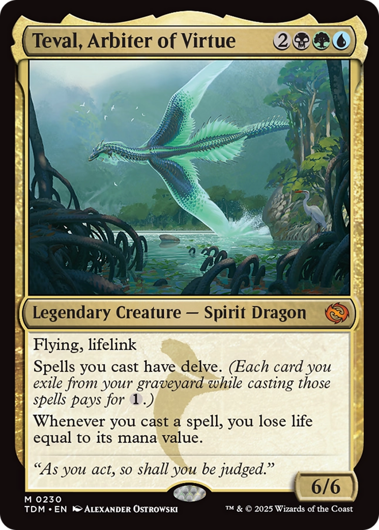 Teval, Arbiter of Virtue [Tarkir: Dragonstorm] | Rook's Games and More