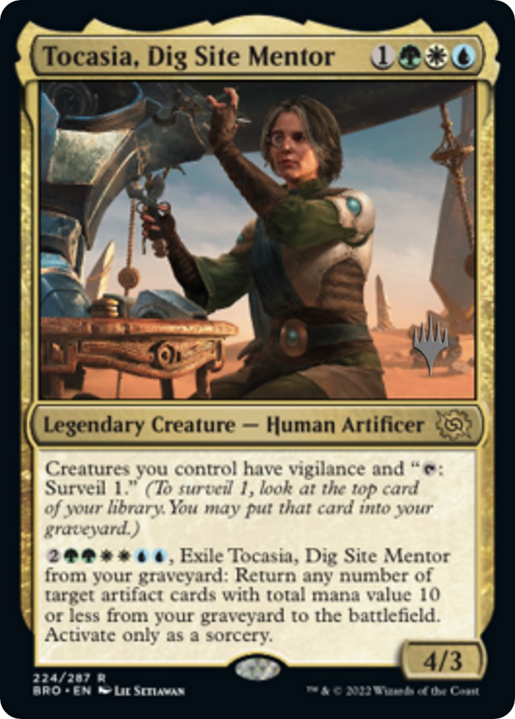 Tocasia, Dig Site Mentor (Promo Pack) [The Brothers' War Promos] | Rook's Games and More