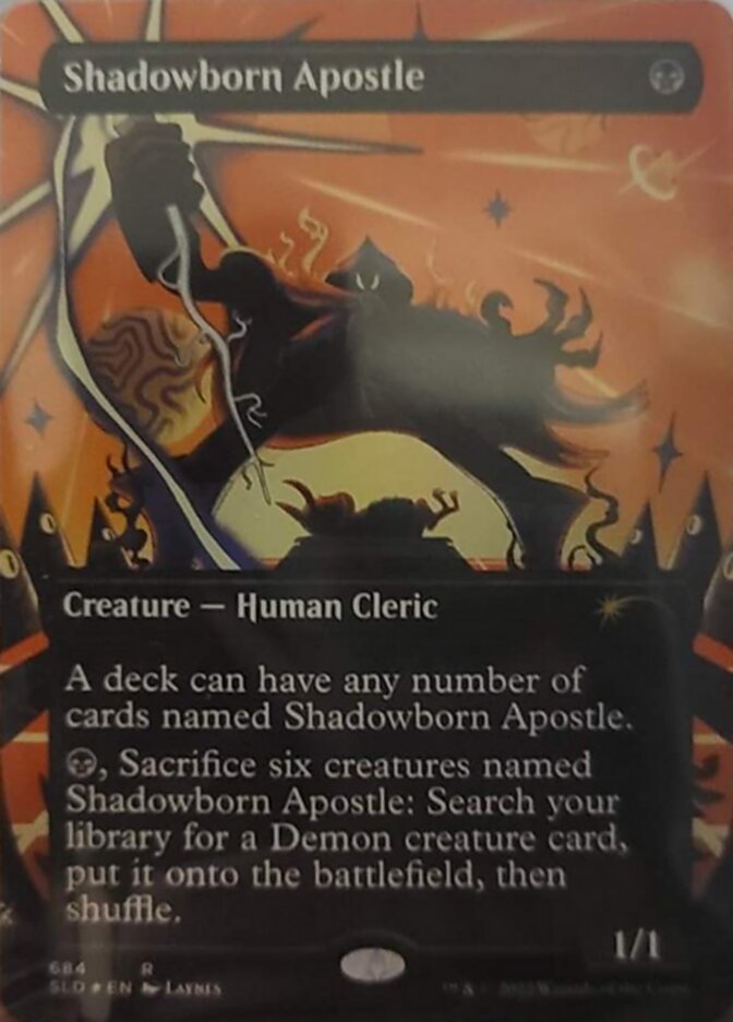 Shadowborn Apostle (Borderless) (684) [Secret Lair Drop Promos] | Rook's Games and More