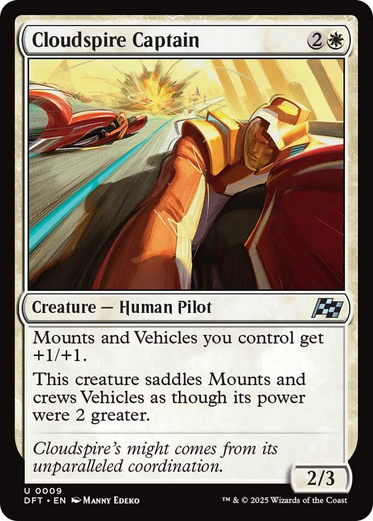 Cloudspire Captain [Aetherdrift] | Rook's Games and More