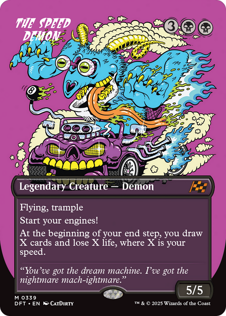 The Speed Demon (Borderless) [Aetherdrift] | Rook's Games and More