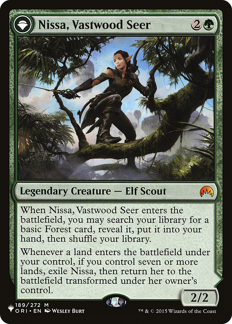 Nissa, Vastwood Seer // Nissa, Sage Animist [Secret Lair: From Cute to Brute] | Rook's Games and More