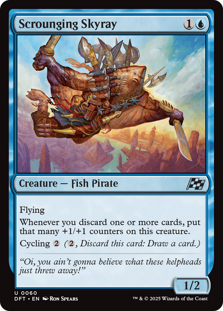 Scrounging Skyray [Aetherdrift] | Rook's Games and More