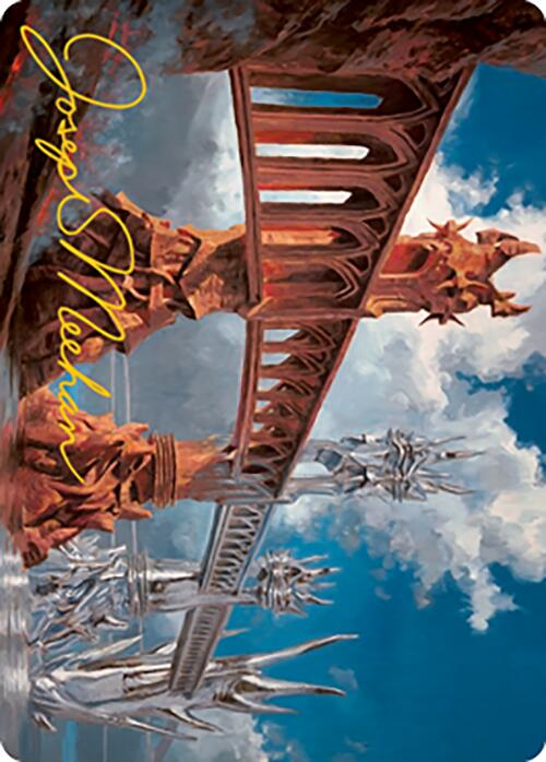 Silverbluff Bridge Art Card (Gold-Stamped Signature) [Modern Horizons 2 Art Series] | Rook's Games and More