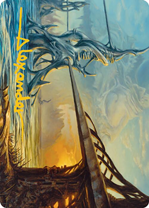 Razortide Bridge Art Card (Gold-Stamped Signature) [Modern Horizons 2 Art Series] | Rook's Games and More