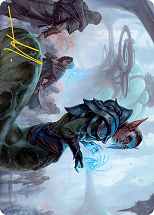 Lonis, Cryptozoologist Art Card (Gold-Stamped Signature) [Modern Horizons 2 Art Series] | Rook's Games and More