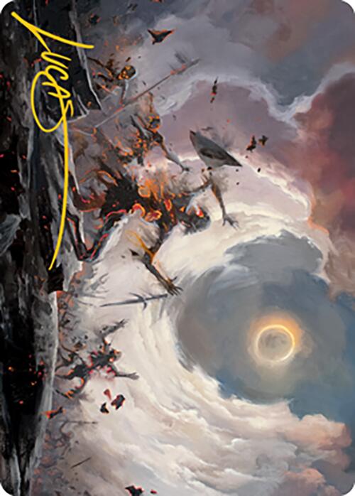 Damn Art Card (Gold-Stamped Signature) [Modern Horizons 2 Art Series] | Rook's Games and More