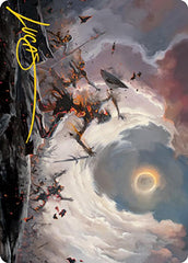 Damn Art Card (Gold-Stamped Signature) [Modern Horizons 2 Art Series]