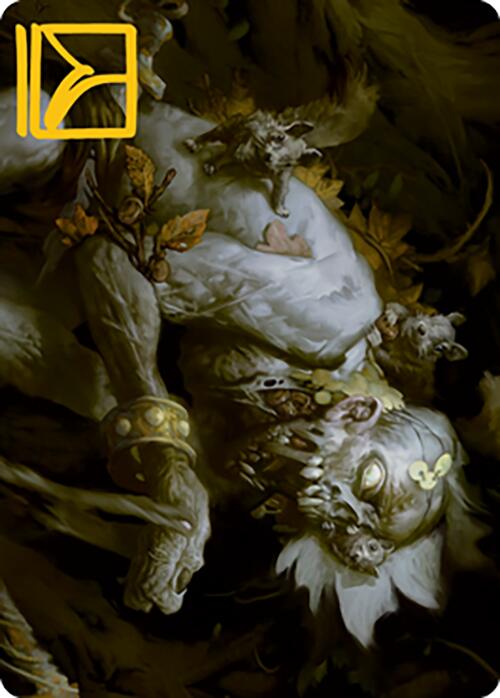 Nested Shambler Art Card (Gold-Stamped Signature) [Modern Horizons 2 Art Series] | Rook's Games and More