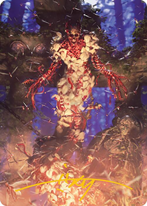Grist, the Hunger Tide Art Card (55) (Gold-Stamped Signature) [Modern Horizons 2 Art Series] | Rook's Games and More