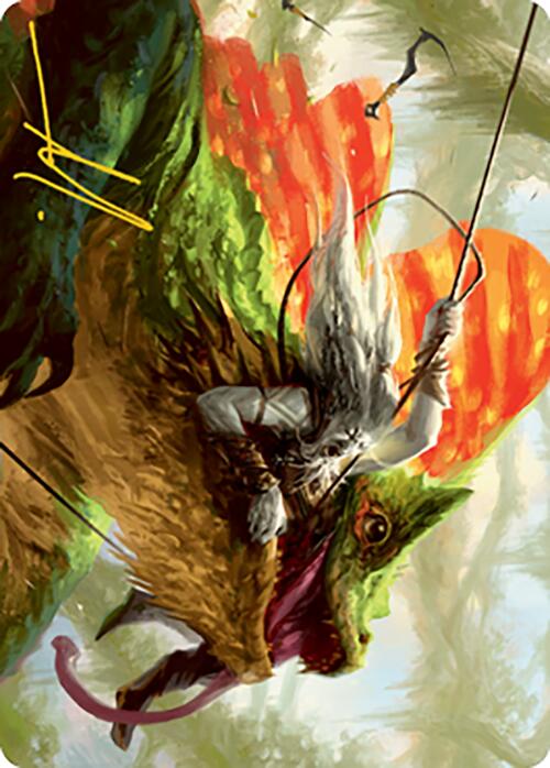 Captured by Lagacs Art Card (Gold-Stamped Signature) [Modern Horizons 2 Art Series] | Rook's Games and More