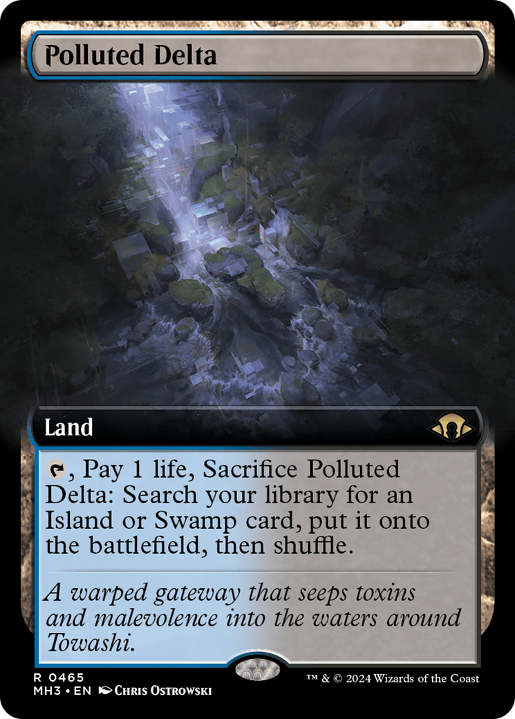 Polluted Delta (Extended Art) [Modern Horizons 3] | Rook's Games and More