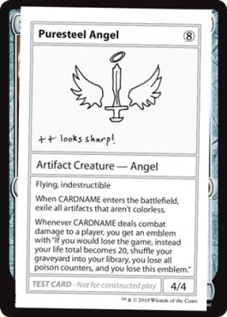 Puresteel Angel (2021 Edition) [Mystery Booster Playtest Cards] | Rook's Games and More