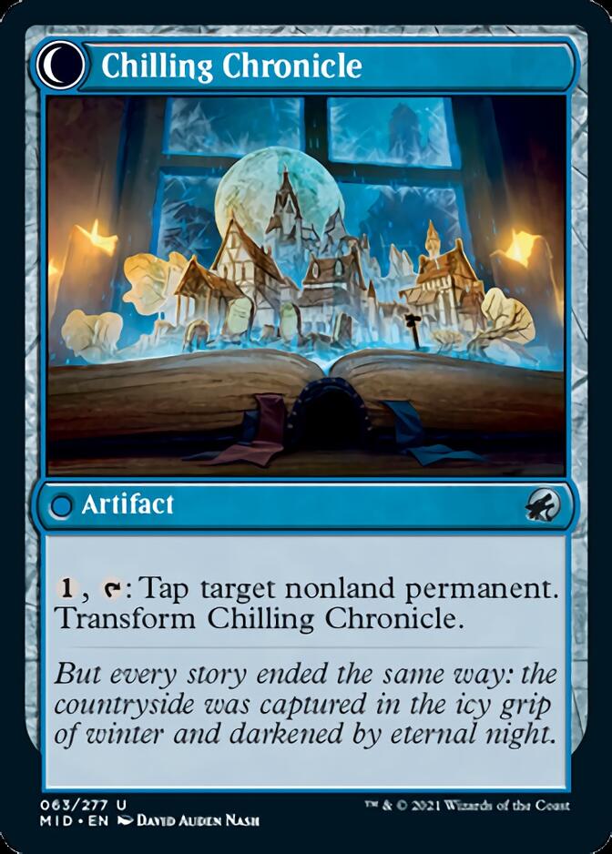 Mysterious Tome // Chilling Chronicle [Innistrad: Midnight Hunt] | Rook's Games and More