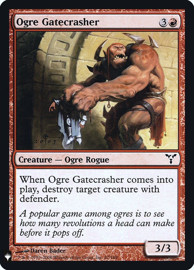 Ogre Gatecrasher [Mystery Booster] | Rook's Games and More