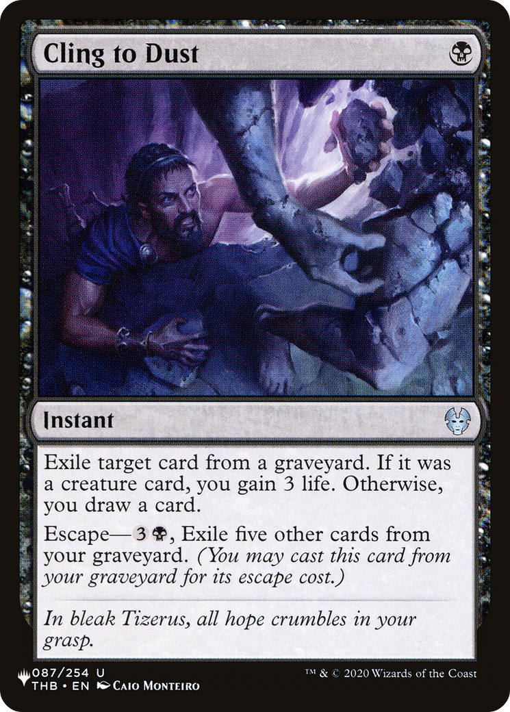 Cling to Dust [The List] | Rook's Games and More