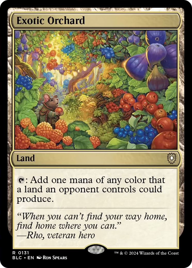 Exotic Orchard [Bloomburrow Commander] | Rook's Games and More