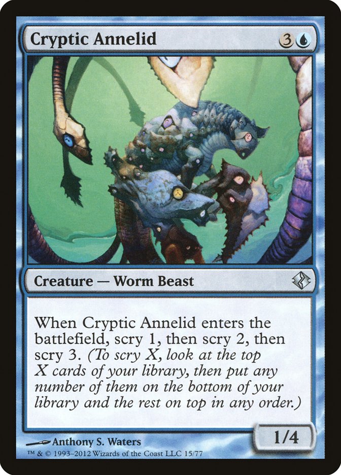 Cryptic Annelid [Duel Decks: Venser vs. Koth] | Rook's Games and More
